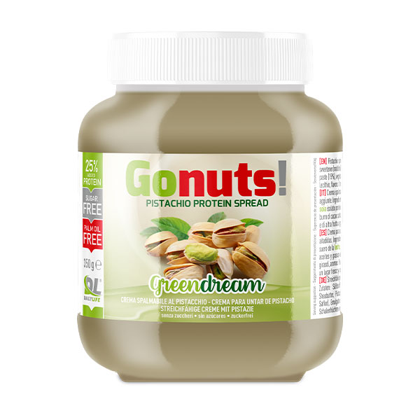 Daily Life GONUTS! Pate à tartiner Pistache 350gr - Diamond Nutrition France