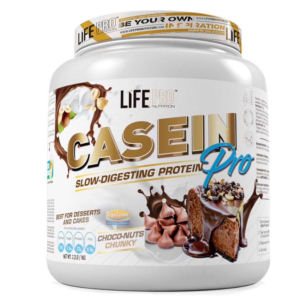 Life Pro Casein Pro 1KG CHOCO-NUTS CHUNKY BITS
