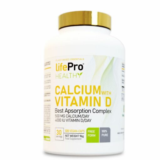 Life Pro Healthy Calcium + Vitamin D 120 Vegancaps