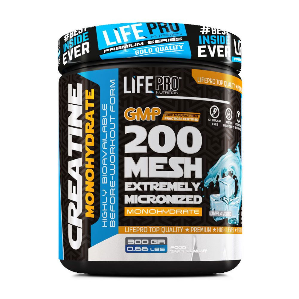 Life Pro Creatine Monohydrate 200 Mesh 300g - Diamond Nutrition France