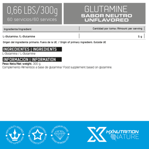 Hx Nature Glutamine 300g 2
