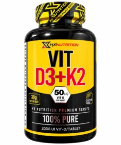 Hx Nutrition Vitamin D3 K2 60 Caps