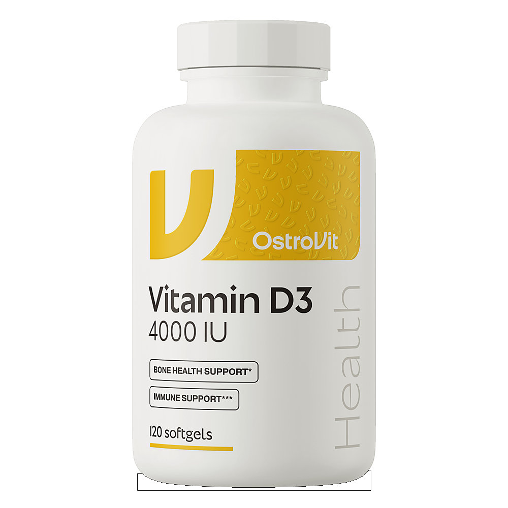OstroVit Vitamine D3 4000 IU 120 SoftGel